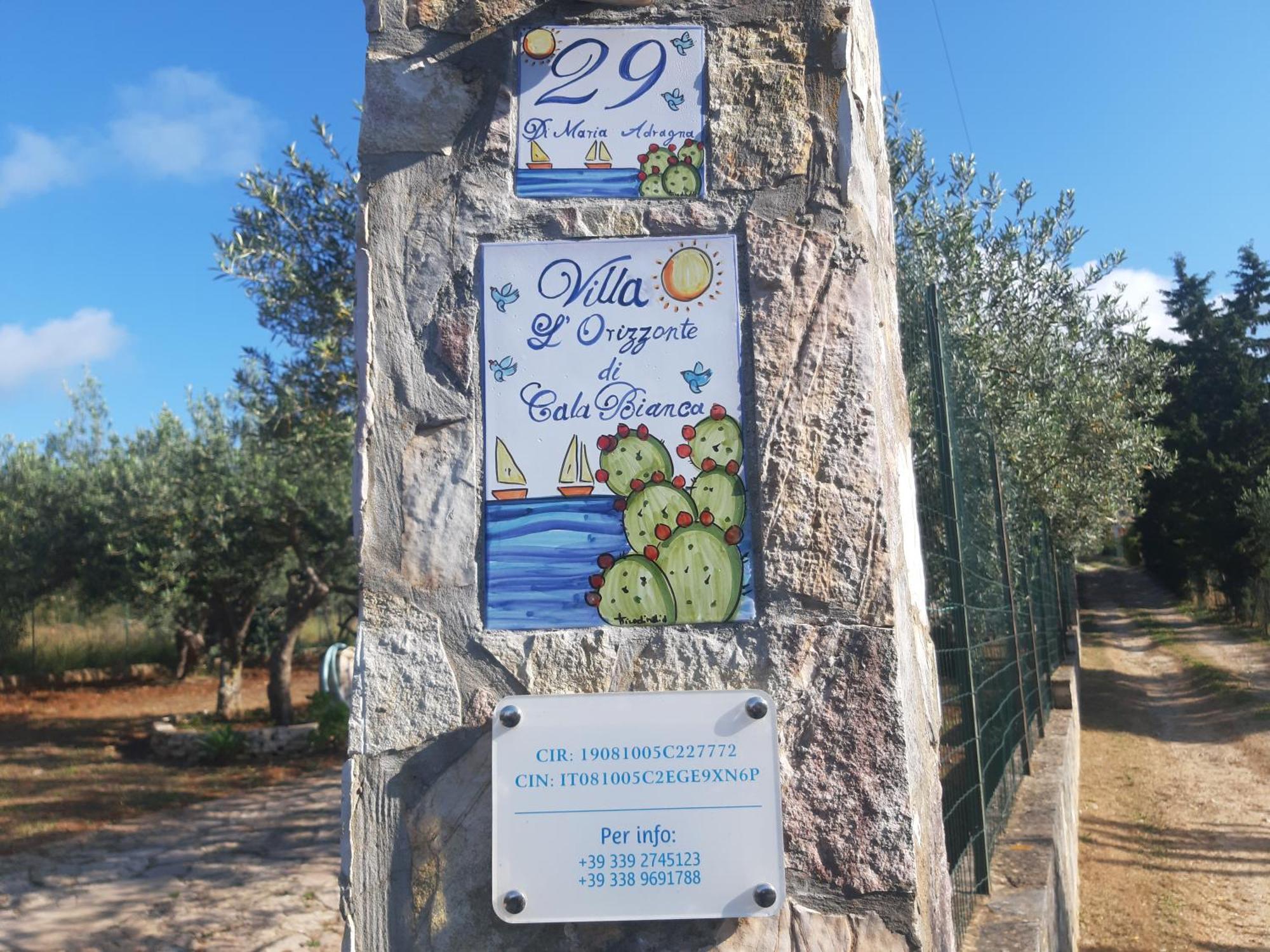 Villa L'Orizzonte Di Calabianca Castellammare del Golfo Zewnętrze zdjęcie
